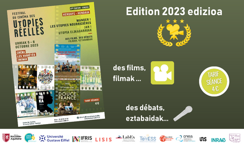 Affiche Festival du Cinéma des Utopies Réelles 2023